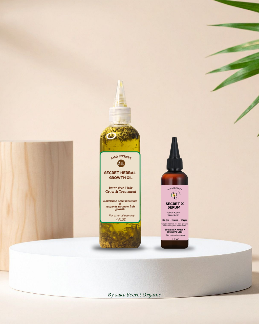 Growth oil & targeted Scalp Serum set